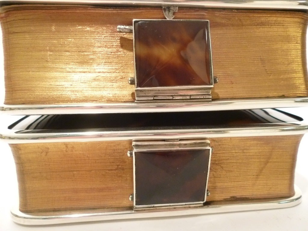 Unusual Tortoiseshell and Silver Bound  Bibles 6