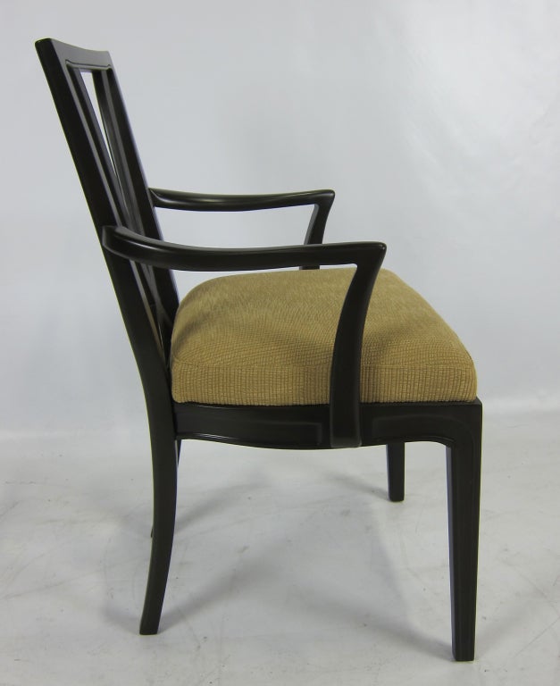 Set of 8 Sophisticate Collection Dining Chairs by Tomlinson In Excellent Condition In Danville, CA