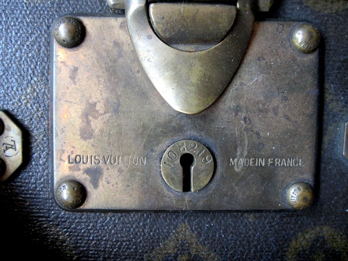 Vintage Louis Vuitton Monogrammed Suit Case 2