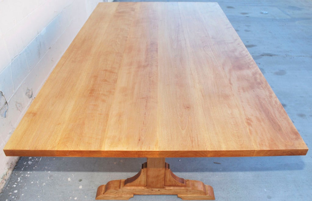 Gustavian Expandable Country Dining Table, Custom Made by Petersen Antiques For Sale