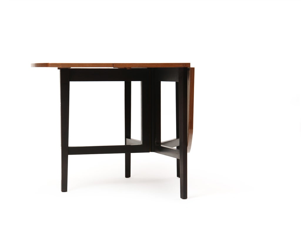 Mid-Century Modern A Drop-Leaf Table by Edward Wormley for Dunbar For Sale