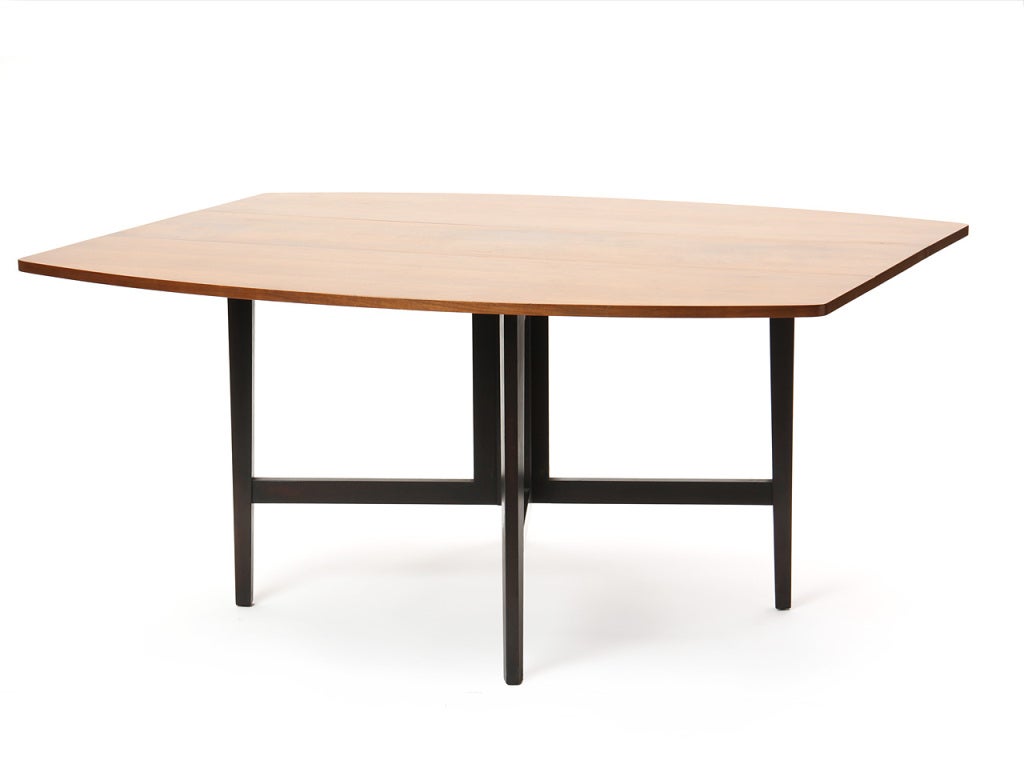 Mid-20th Century Drop-Leaf Table by Edward Wormley For Sale