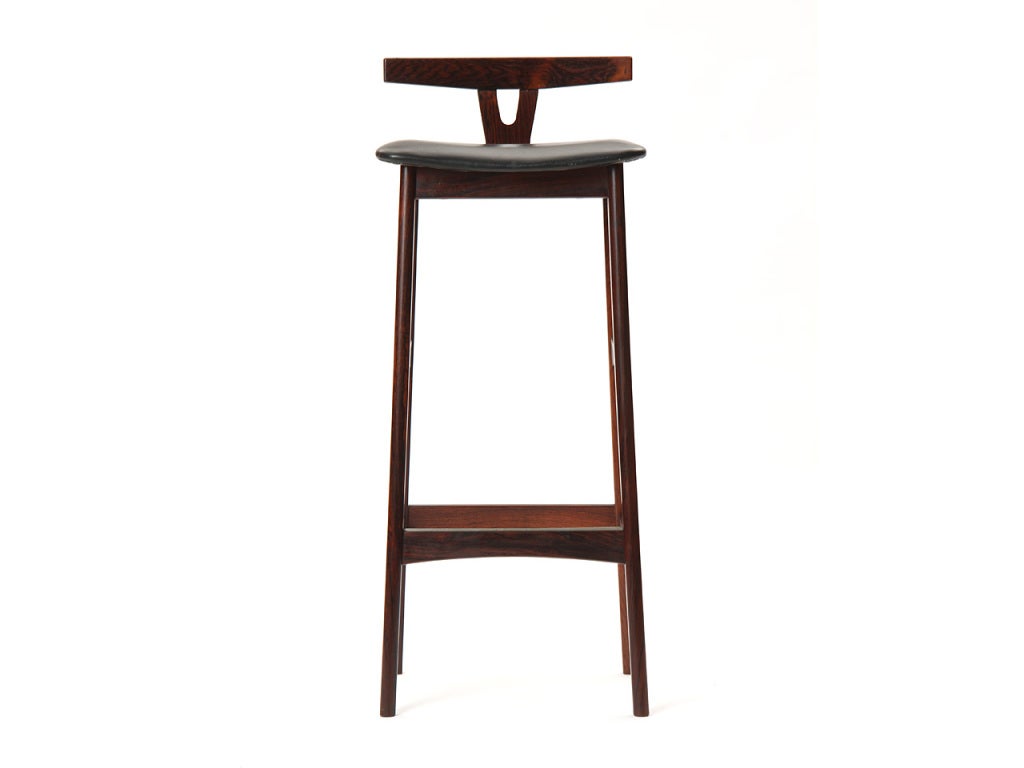Danish set of four rosewood stools