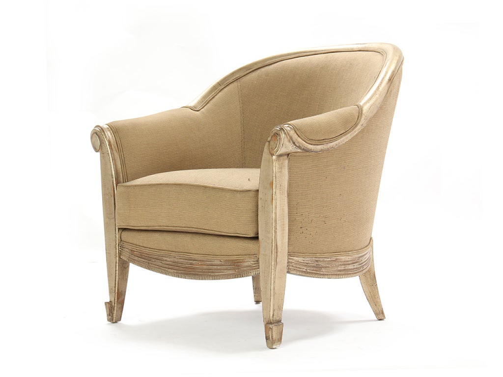 French Glamorous Club Chair For Sale