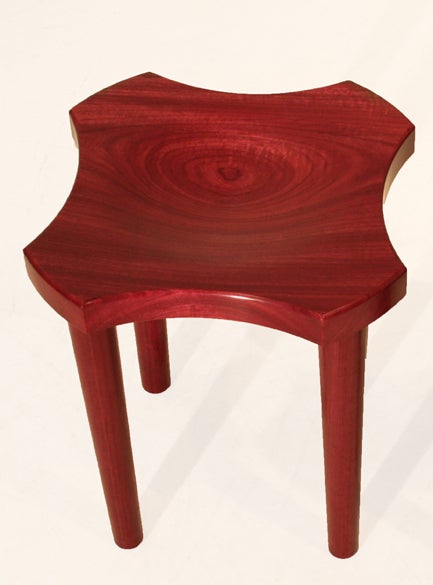 A unique Lotus stool from Brazilian designer Rodrigo Calixto's 