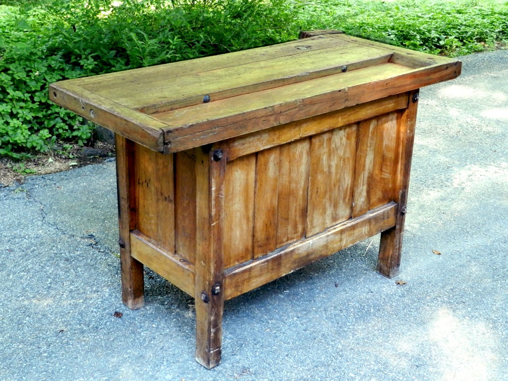 20th Century Small Cabinet Workbench