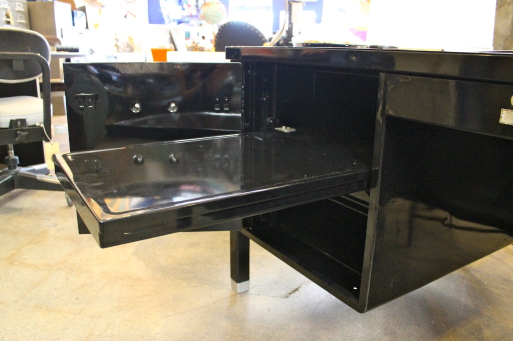 Steel General Fireproofing Executive Desk For Sale