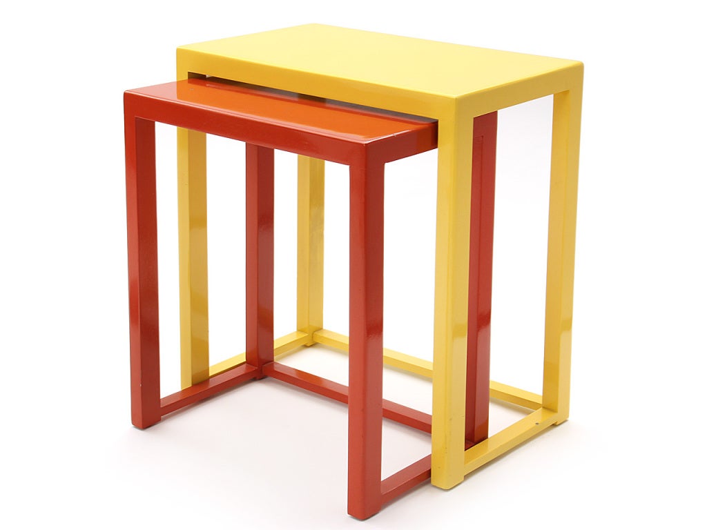 American nesting tables by Edward Wormley