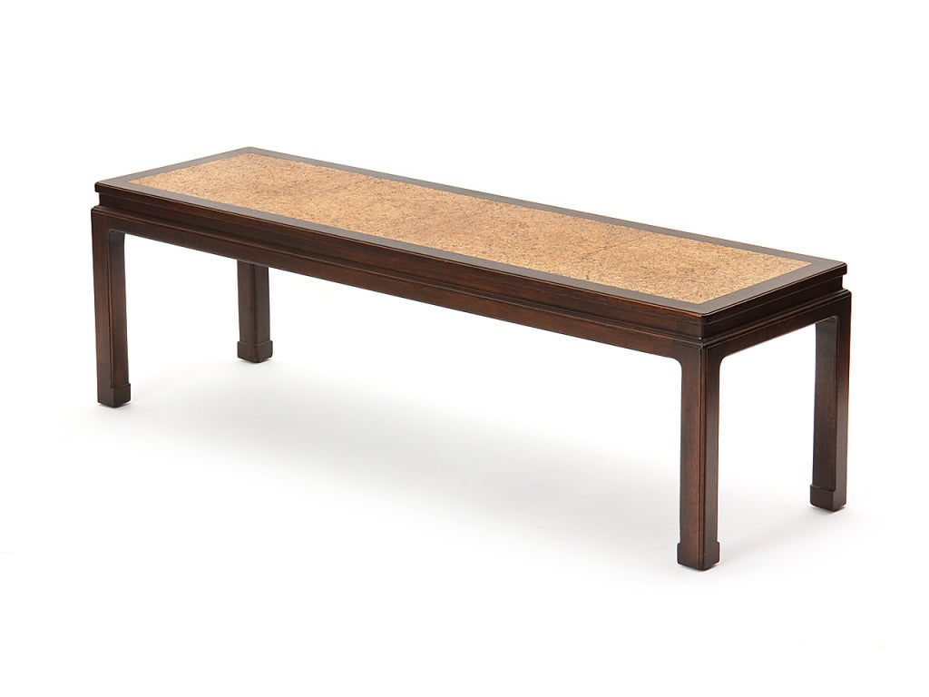 Mid-Century Modern Cork Low Table by Edward Wormley