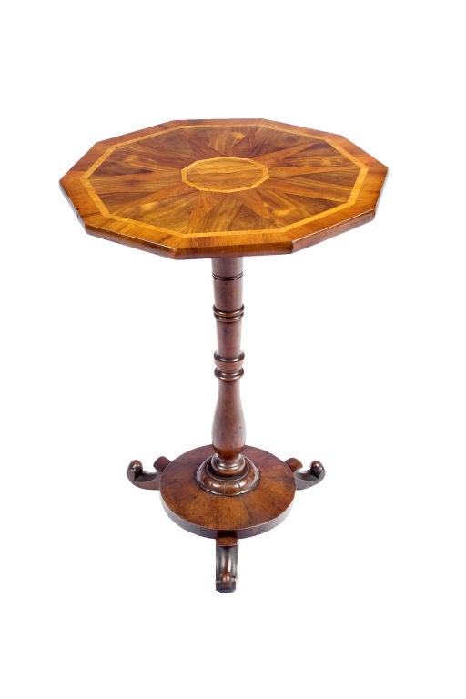 19th Century Octagonal End Table
