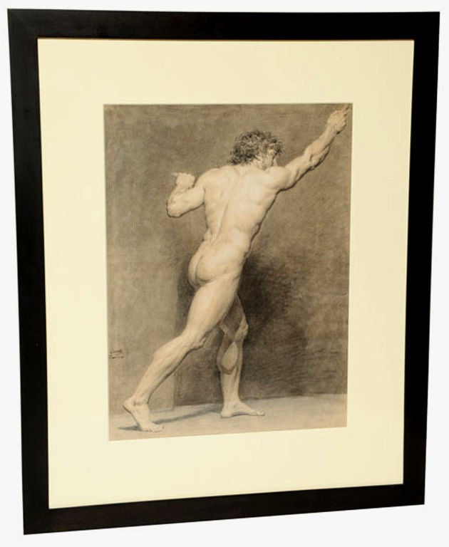 A NUDE MALE FIGURE BY FRANCOIS-LOUIS GOUNOD, 1790 4