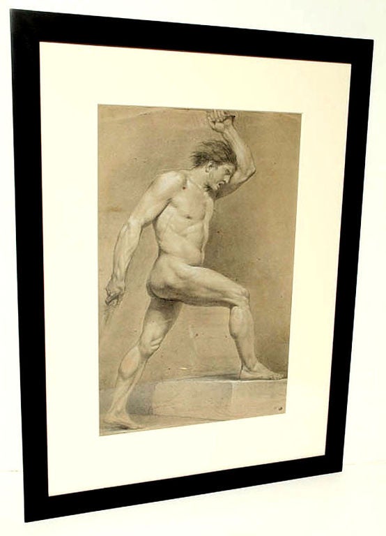 A NUDE MALE FIGURE. PROBABLY FRENCH, CIRCA 1800 6