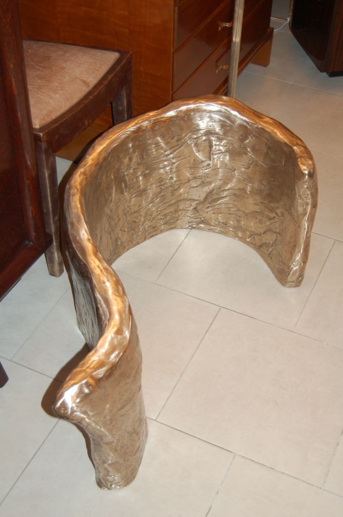 Bronze and Glass Coffee Table Designed by Craig Van Den Brulle In Excellent Condition For Sale In New York, NY