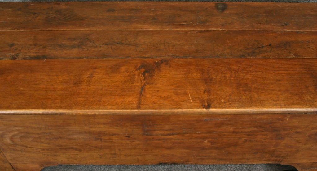 19th Century Antique French Country Trunk Coffee Table Blanket Chest For Sale
