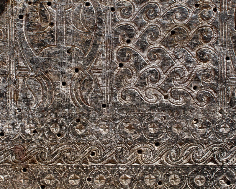 Indonesian Torajan Carved Wood Architectural Panel For Sale