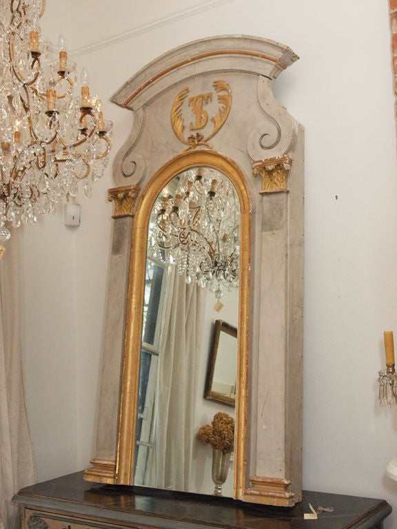 Monumental Church Fragment Converted into Mirror (6 ft. tall) 5