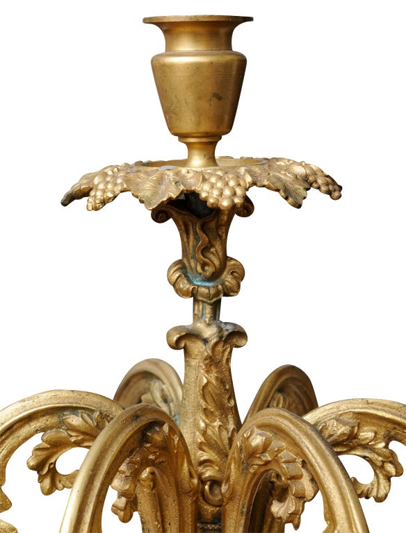 Empire Style Bronze Figural Candelabra, French, Ormolu, 19th Century For Sale 2