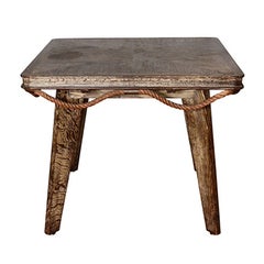 French 1940's Lime wood table