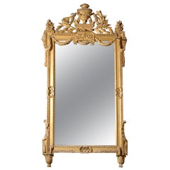 A Water Gilt French Mirror