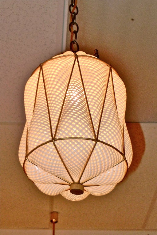 Dino Martens Murano Glass Cage Lantern 3