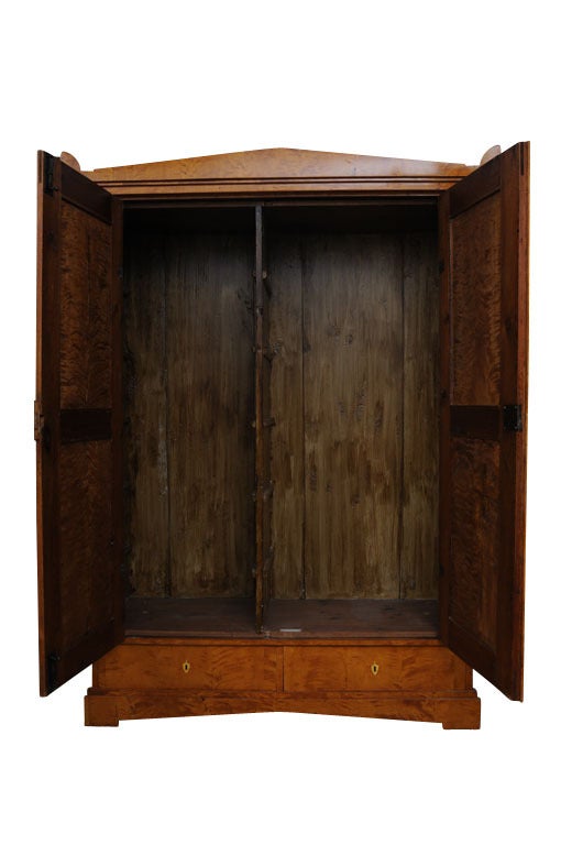 Biedermeier Armoire, Bookcase, Display Cabinet, 19th Century In Good Condition In West Palm Beach, FL