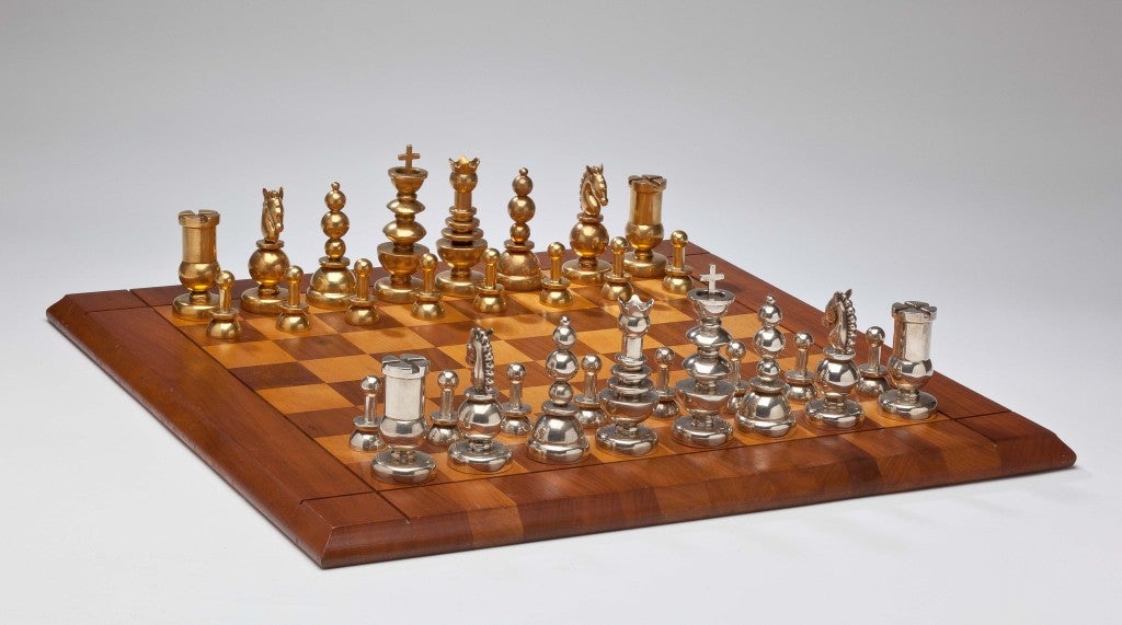 HECTOR AGUILAR Chess Set (1950's) 2