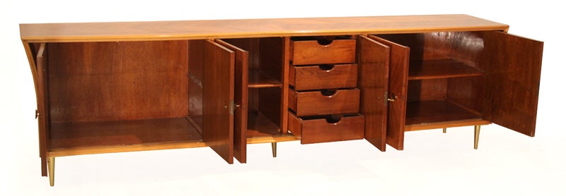 Brazilian Large Winged Cabinet by Giuseppe Scapinelli