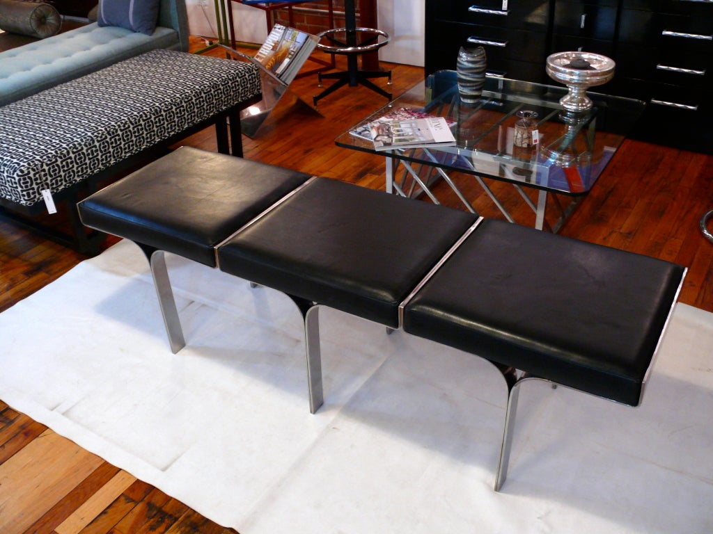 John Behringer Three Seater Steel 