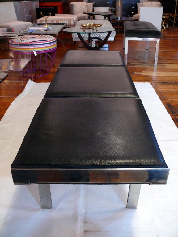 John Behringer Three Seater Steel 