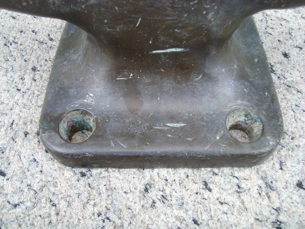 19th C. Bronze Nautical Boat Cleat 1
