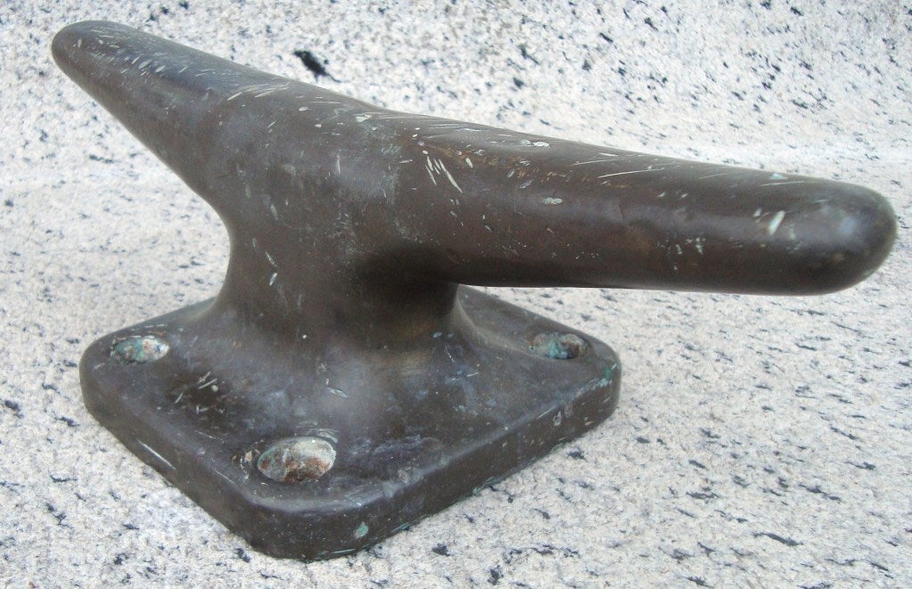 19th C. Bronze Nautical Boat Cleat 2