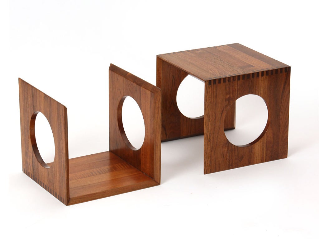 American cube end tables