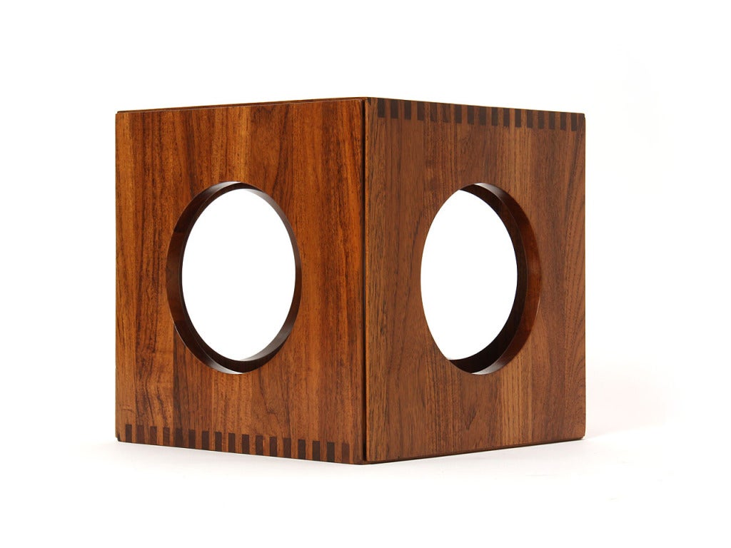 Mid-20th Century cube end tables