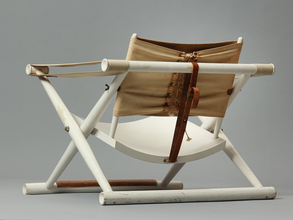 The Egyptian Chair By Mogens Lassen In Good Condition In Sagaponack, NY