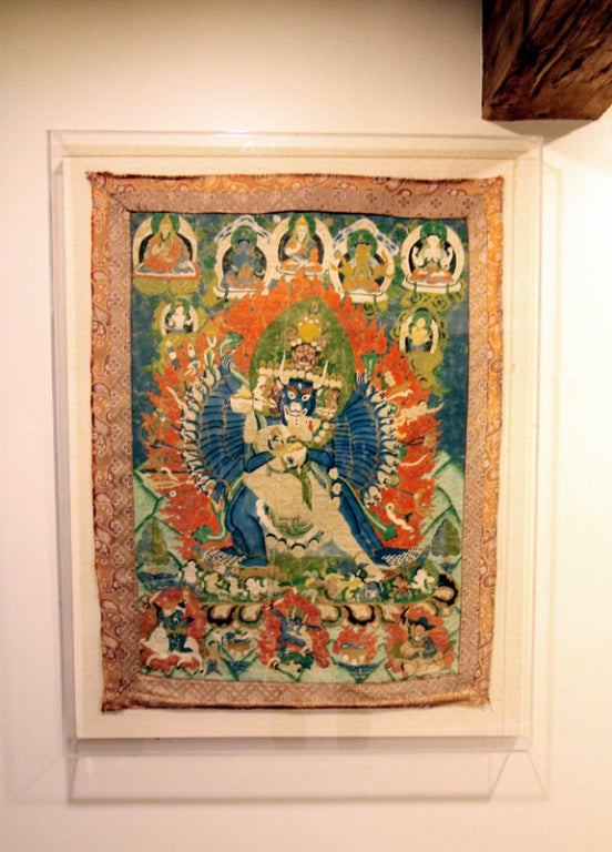 19th Century An Antique Tibetan Buddhist Thangka 