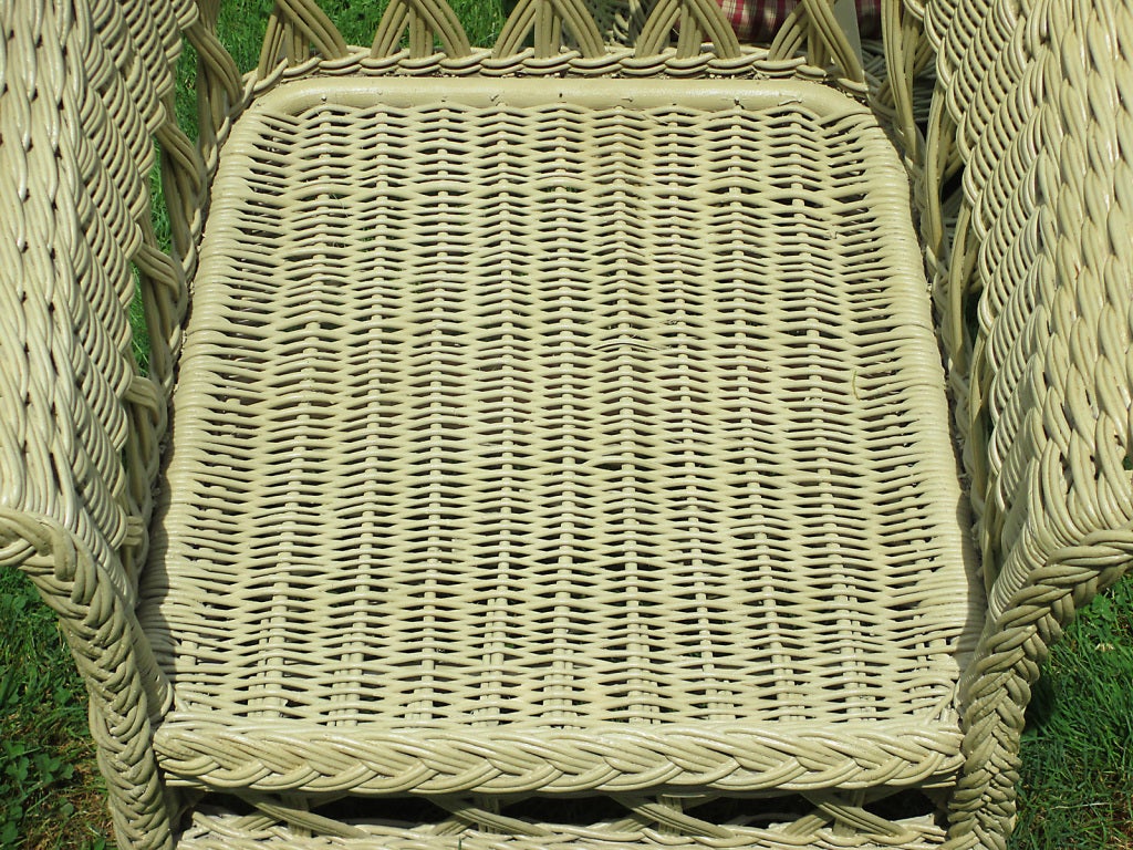 Reed Matching Pair Bar Harbor Wicker Armchair/Rocker