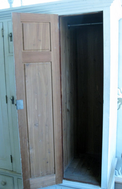 20th Century Antique Custom Cedar Lined Freestanding Armoire Closet