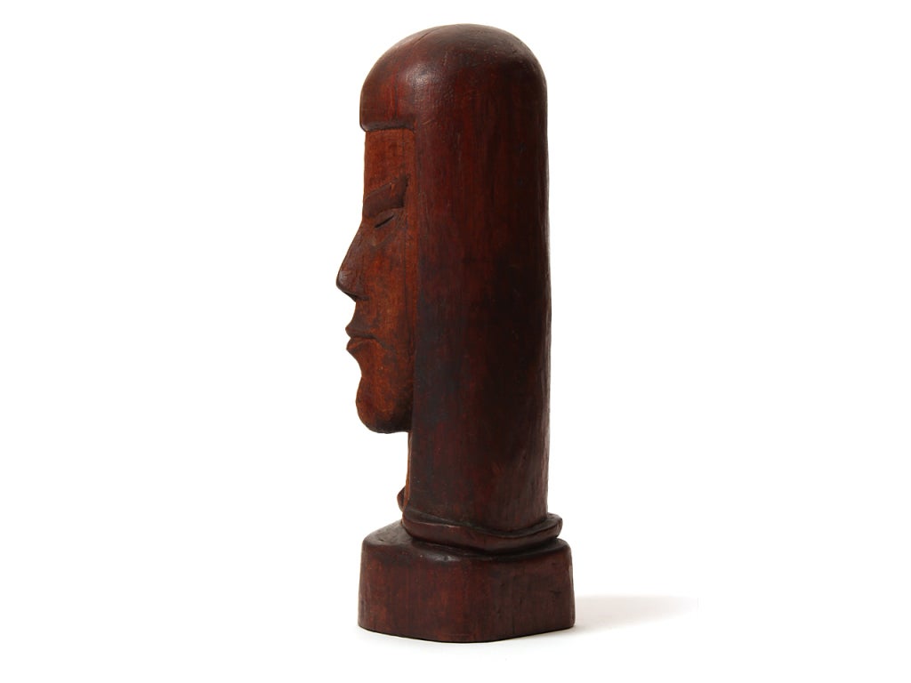 American Female Carving For Sale