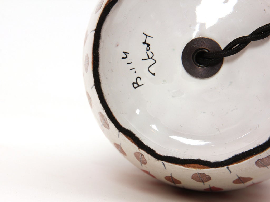 Mid-20th Century Multi-Color Ceramic Table Lamp