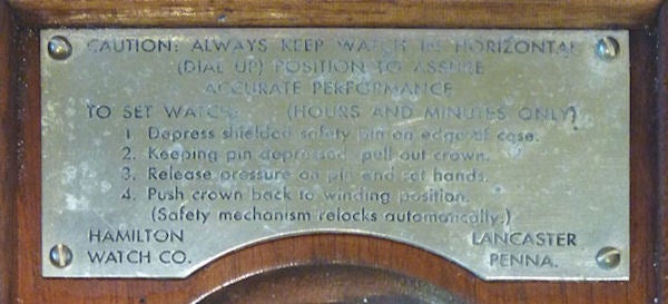 Hamilton WW II  M 22 Nautical Chronometer Navigation Watch For Sale 1