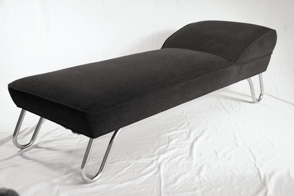 Art Deco Chaise Lounge by Lloyd Loom