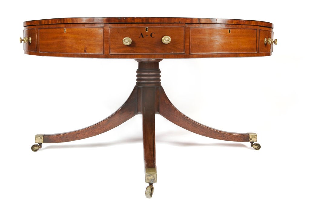 19th Century Regency Mahogany Rent Table