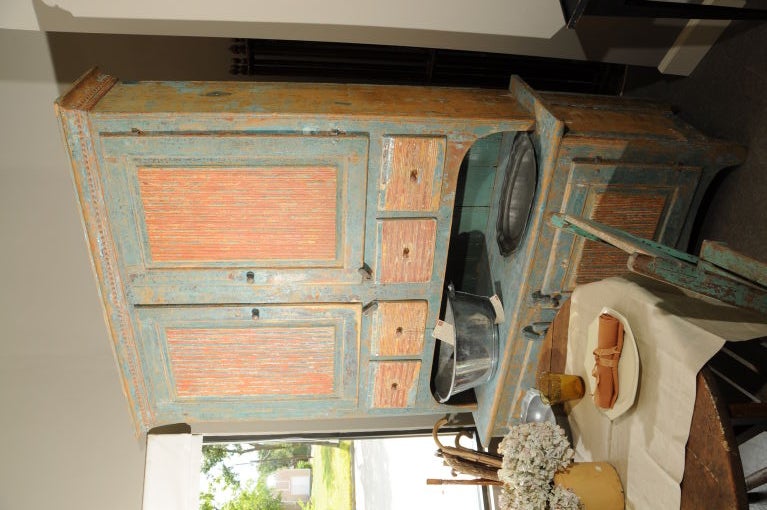 Painted Swedish Cabinet