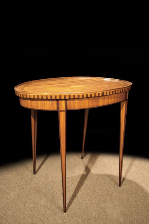 Dutch Mahogany and Tulipwood Marquetry Table C1800