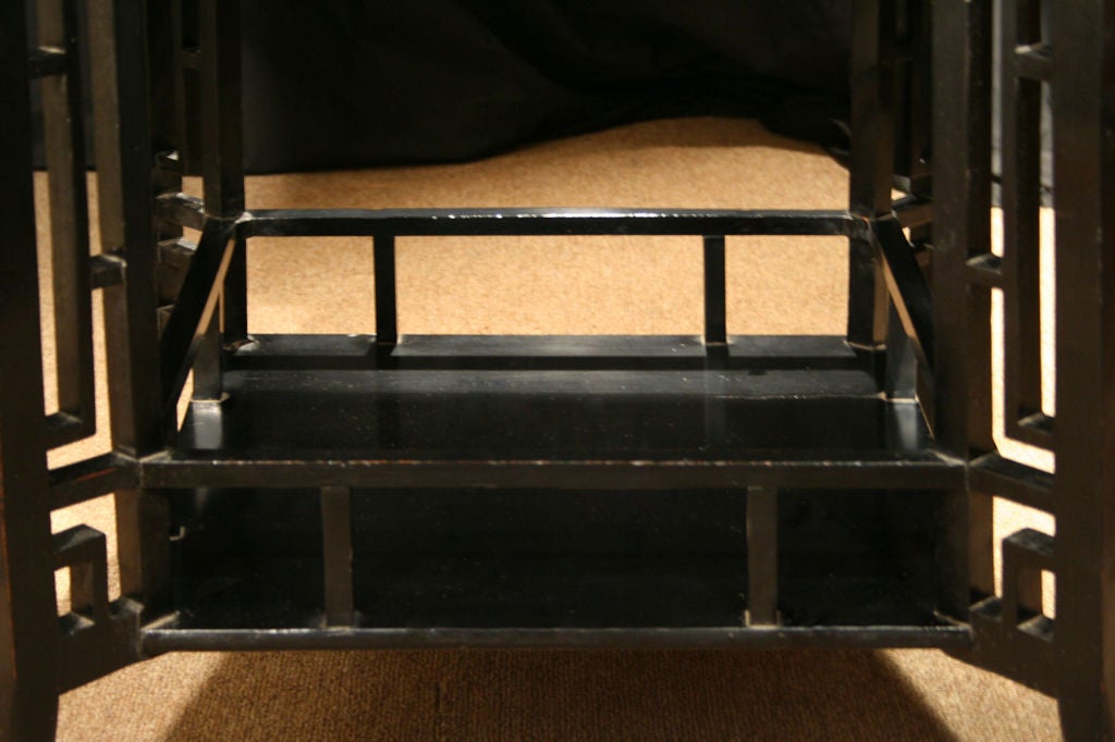 19th Century Anglo-Japanese Ebonized Table, English Circa 1870