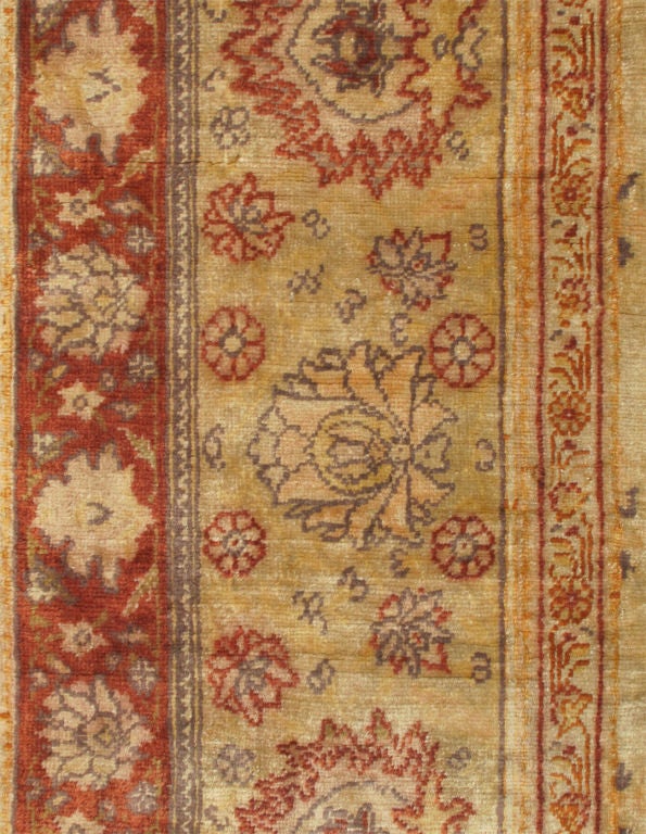 Wool Antique Turkish Carpet   12'8 x 18'8