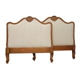 Antique Pair of Provincial Style Twin Headboards