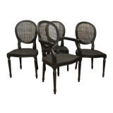 Set of 4 Painted Dining Chairs