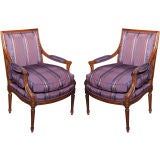 Pair of Vintage French Armchairs