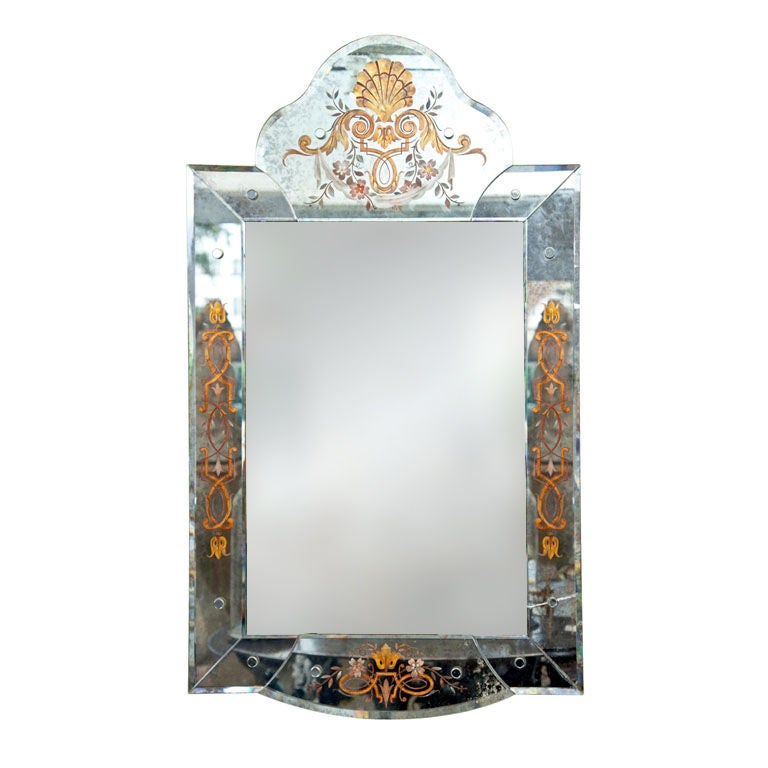 Venetian Style Mirror For Sale